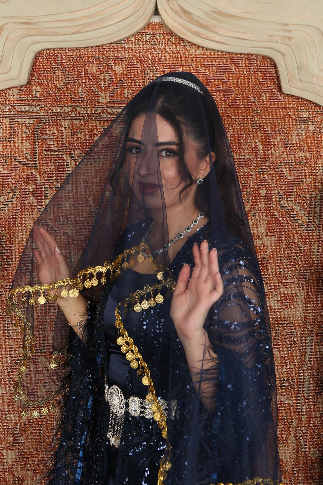 Navy Coin Veil
