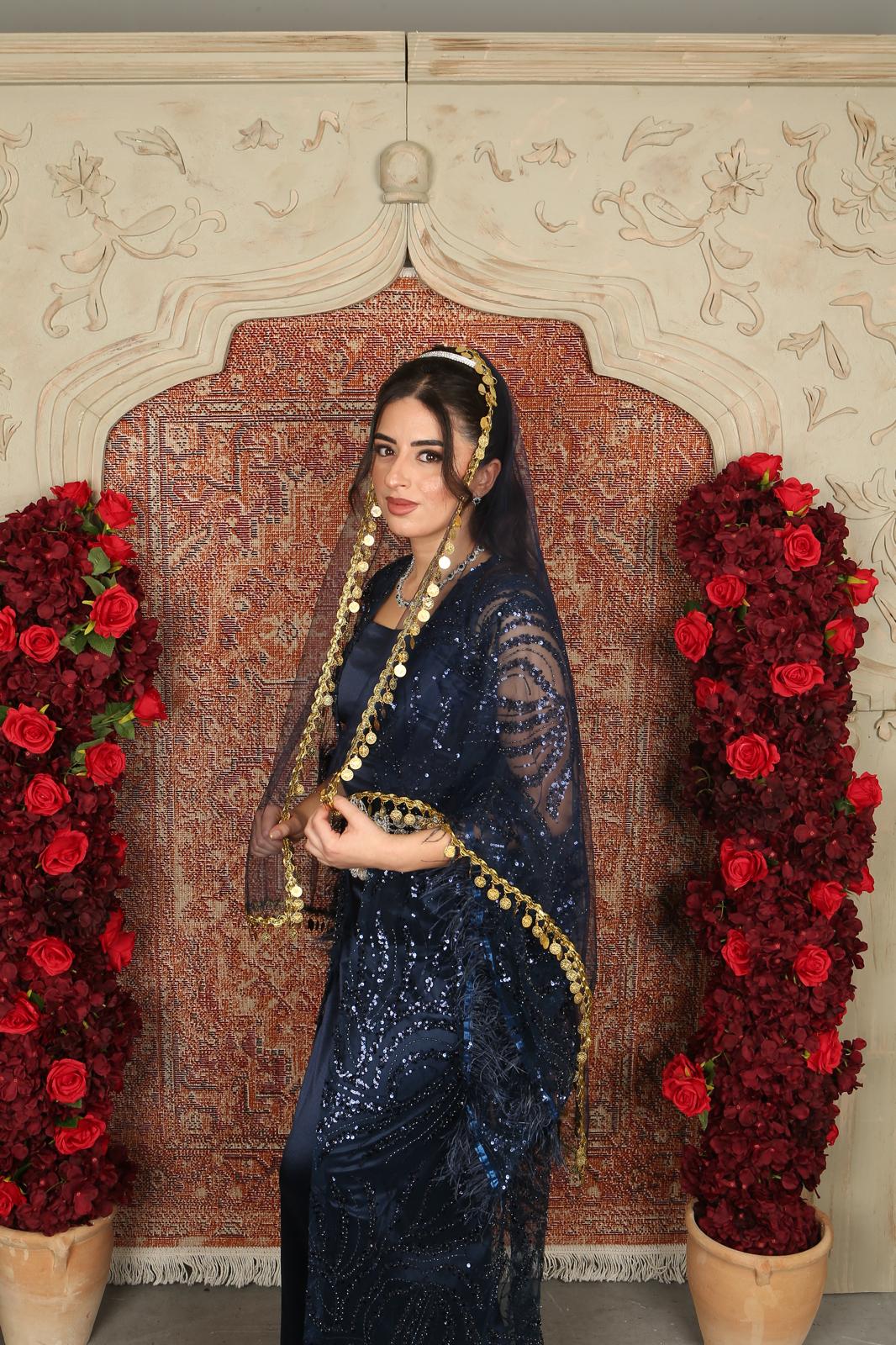 Navy Coin Veil
