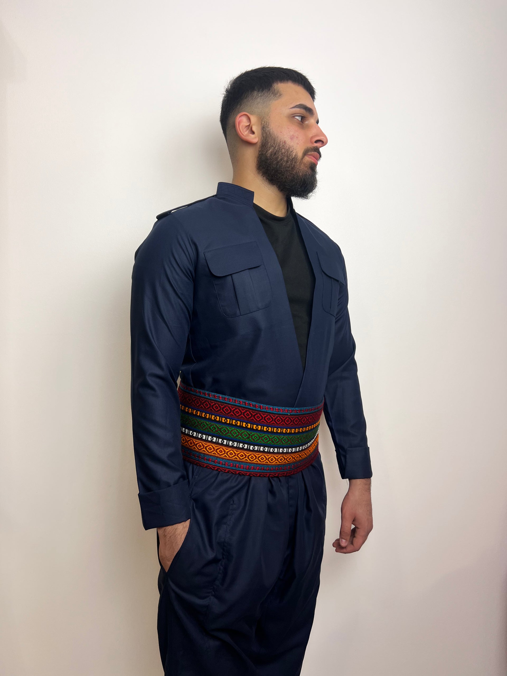 kurdish dress Green Kurdish Dress With Green Shkofe Sequins Embroidery